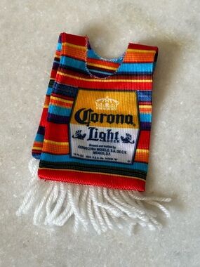 Corona Light Poncho Drink Koozie Cosy Cover Cinco De Mayo Bottle Cover Mexico